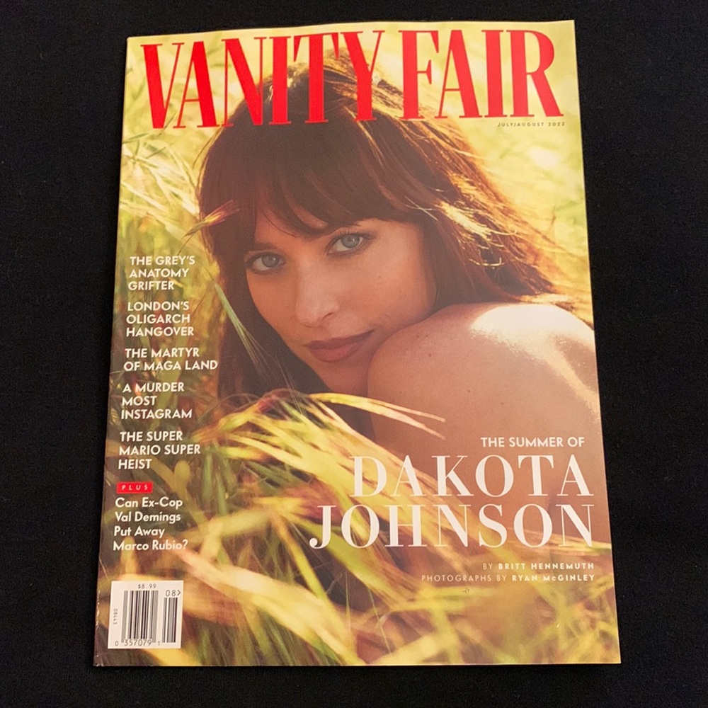 Vanity Fair Dakota Johnson magazine July August 2022